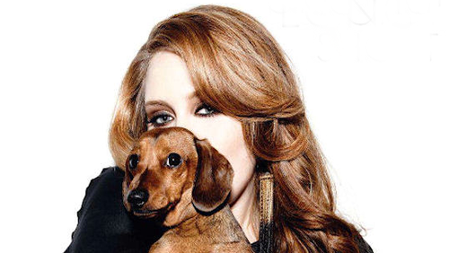 Adele와 그녀의 개 사랑:루이와 아틸라