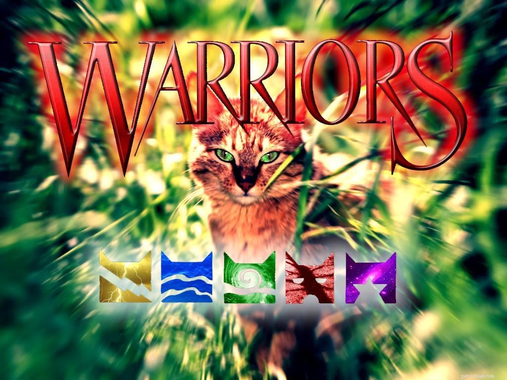 Os gatos guerreiros, os gatos selvagens dos romances guerreiros