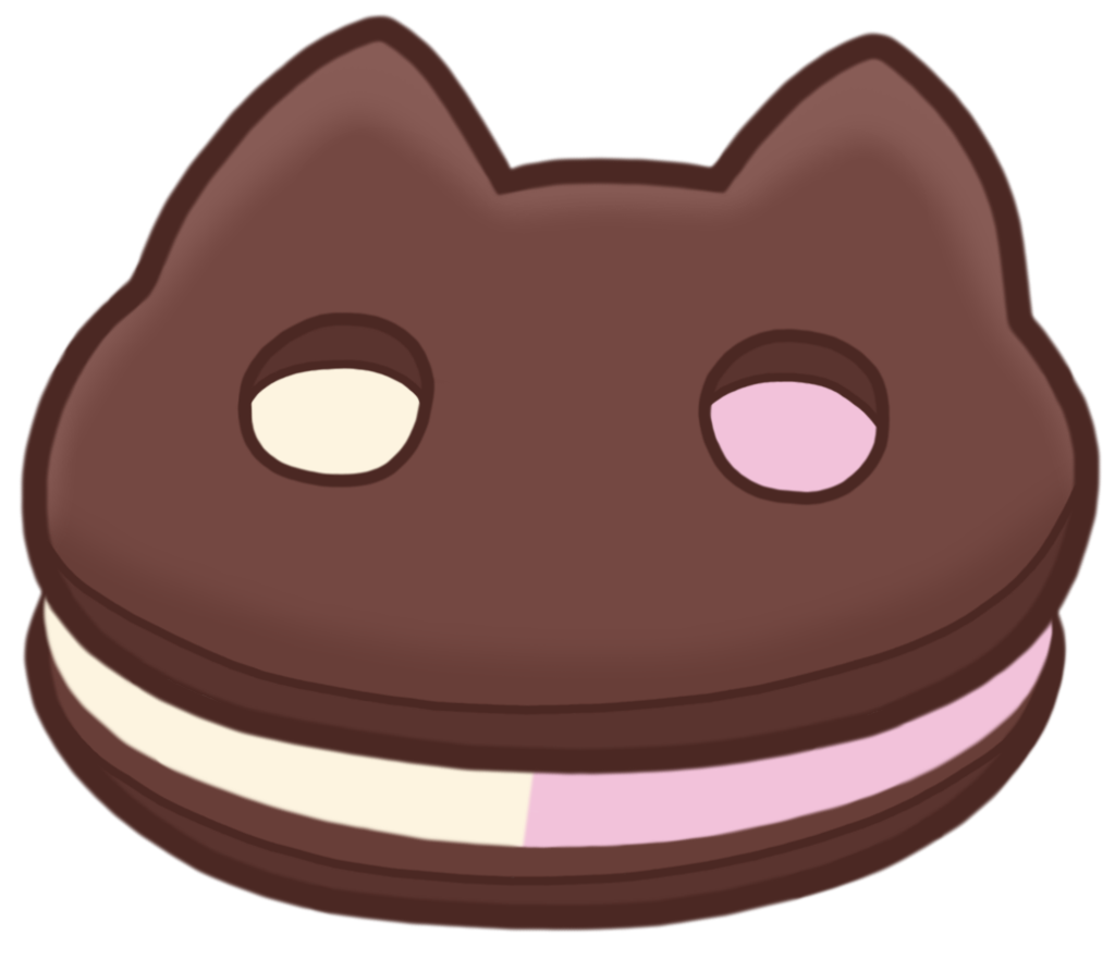 Cookie Cat:Ja, het is een cookie in de vorm van een kat