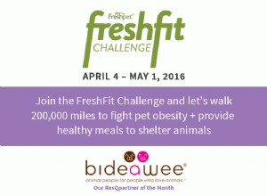 FreshFit Challenge에서 반려동물 비만을 위해 200,000마일을 걸을 수 있도록 도와주세요!