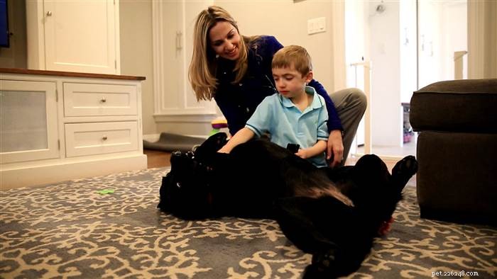 Hur husdjursterapi hjälper äldre och autister