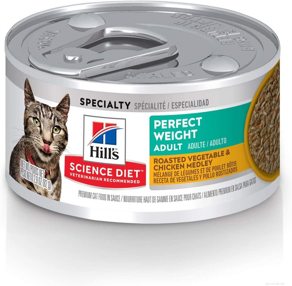 I migliori alimenti dietetici per gatti 