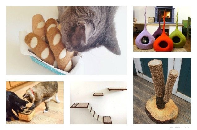 Produkty pro kočky Pawsome, které si můžete koupit na Etsy