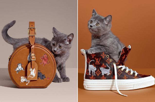 La nouvelle collection Louis Vuitton est le miaulement du chat