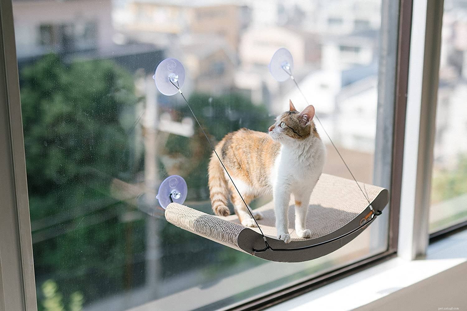 Melhores poleiros de janela para gatos