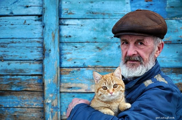 I gatti sono terapeutici per gli anziani?