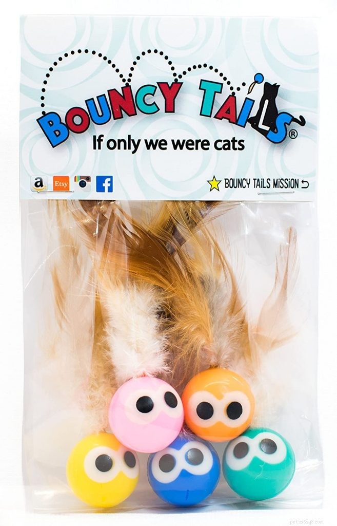 I migliori giocattoli di piume per gatti