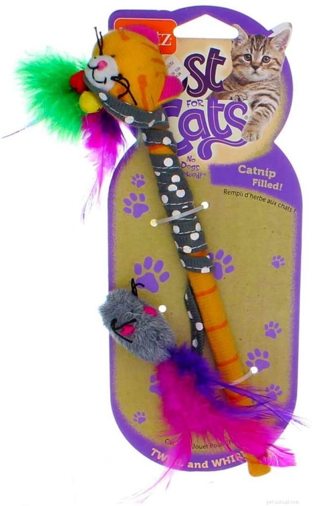 I migliori giocattoli di piume per gatti