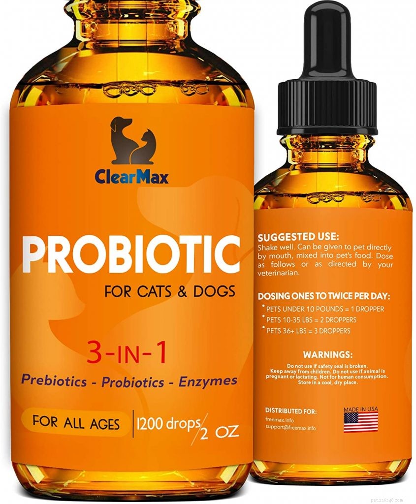 Meilleurs probiotiques pour chats