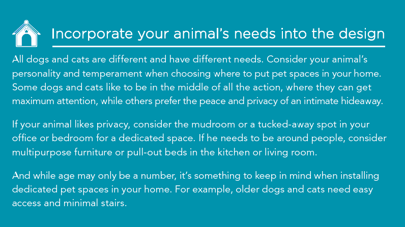 Chcete vytvořit vyhrazený životní prostor pro svého psa nebo kočku?