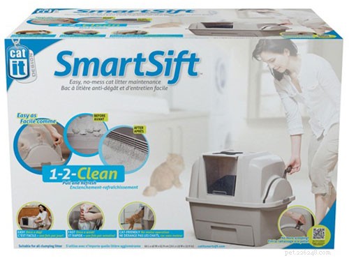 CatIt SmartSiftフード付き猫用トイレトレイのご紹介！ 