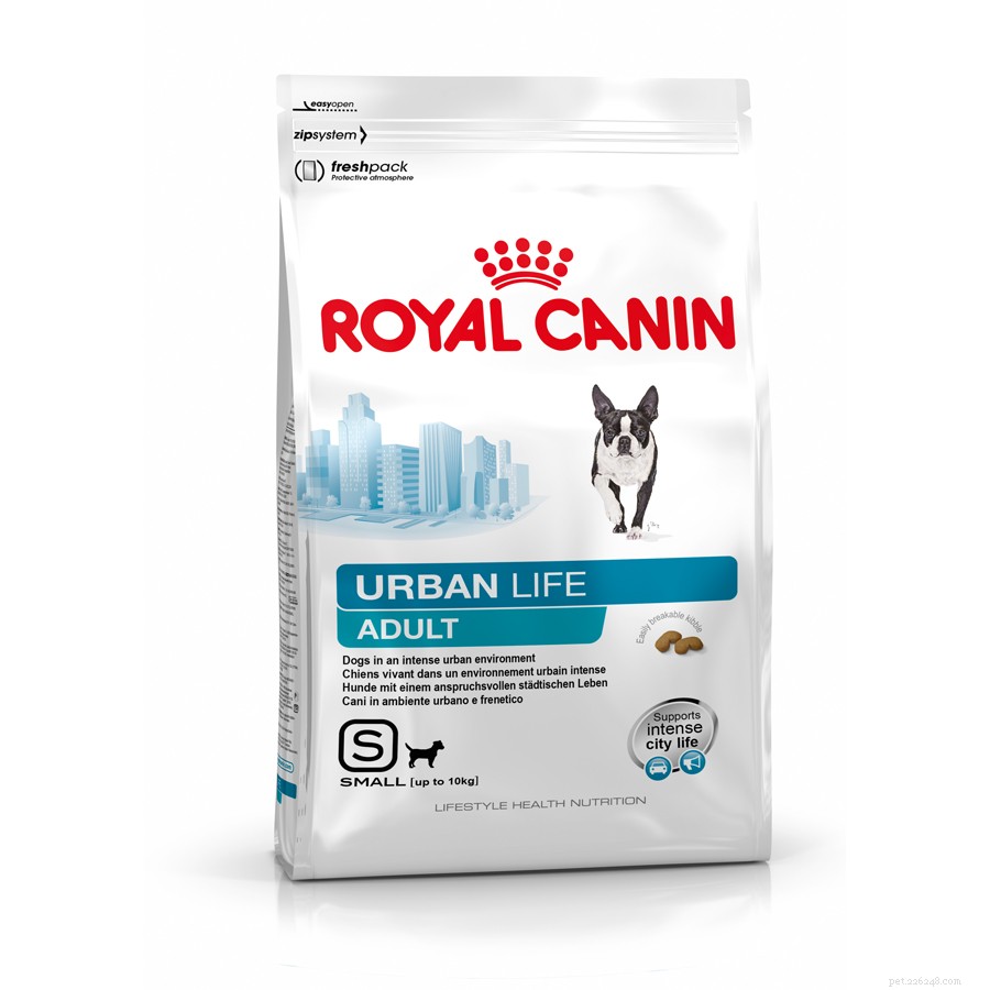 새로운 기능:Royal Canin Urban Life 개밥