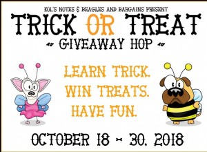 Hoe leer je je hond bidden:Trick or Treat Giveaway Blog Hop