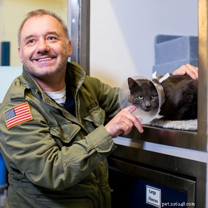 코미디언 밥 모티머는 고양이가 사랑스러운 새 집을 찾도록 돕기 위해 고양이에게  로맨틱 한 이름을 지어줍니다.