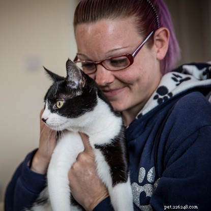 고양이 Arthur가 주인 Emilys의 삶과 정신 건강에 미친 놀라운 변화.