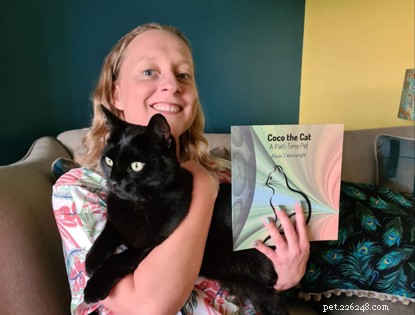 Os lucros do novo livro da escritora amante de gatos Alison Wainwright ajudarão gatos indesejados.