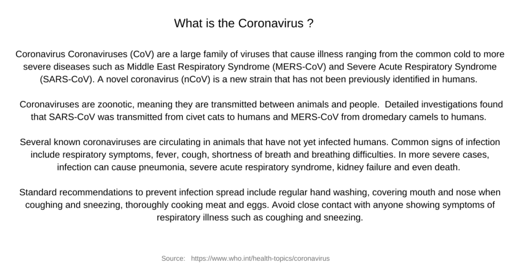 Le coronavirus et vos animaux de compagnie