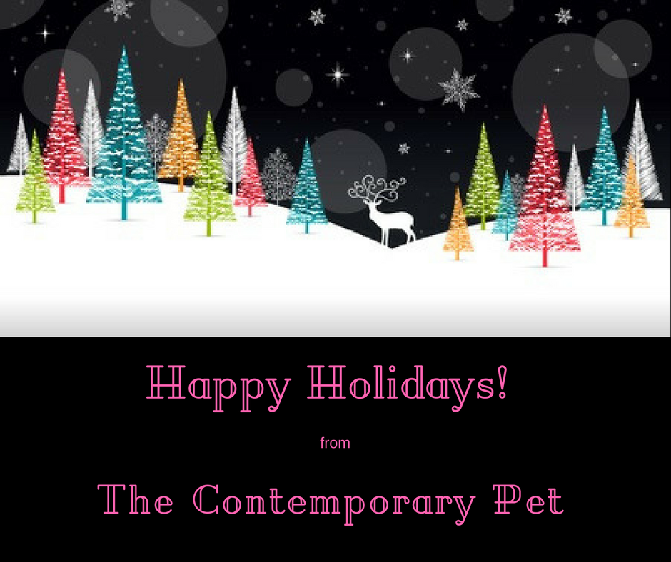 Joyeuses fêtes de la part de The Contemporary Pet