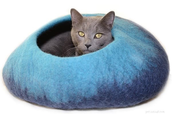 5 incroyables lits pour chats écologiques