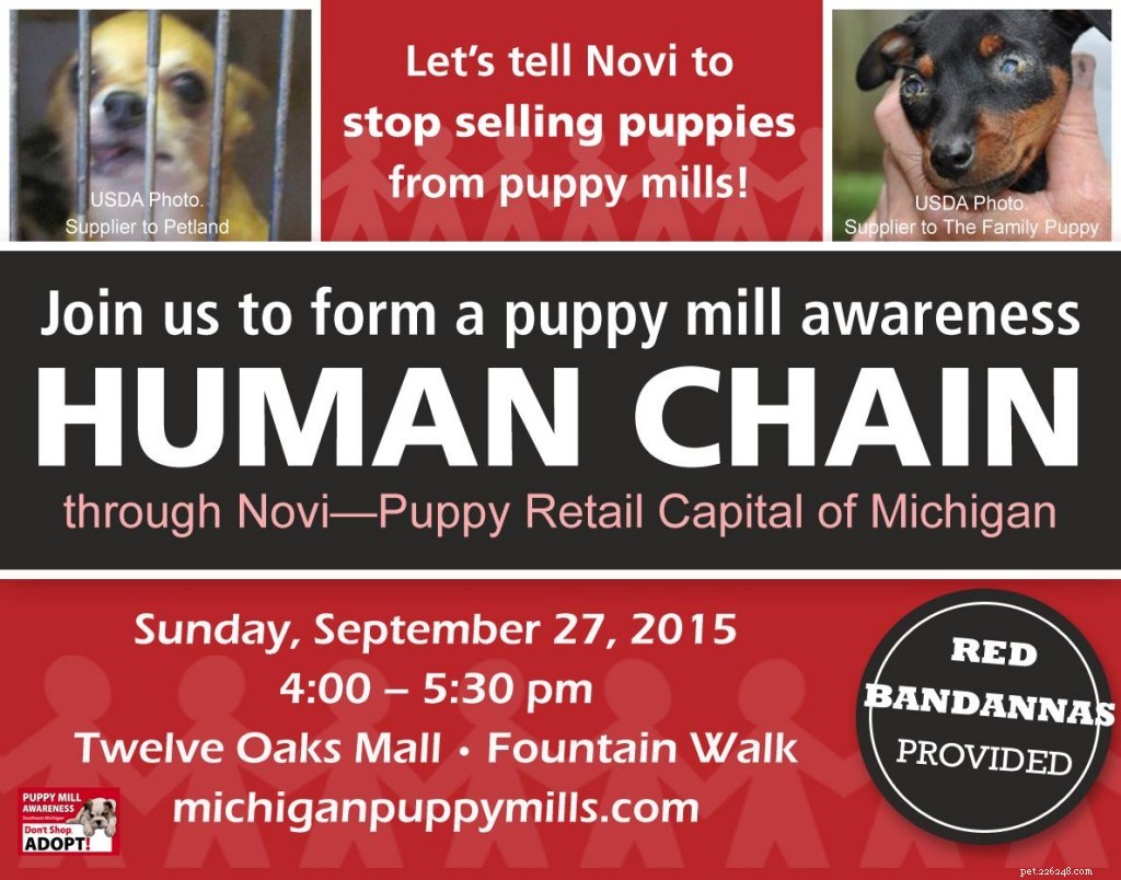 Help een standpunt in te nemen tegen Puppy Mills in Michigan