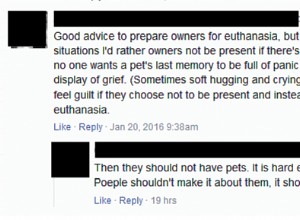 Alcuni di noi non riescono a gestire l eutanasia, e va bene così