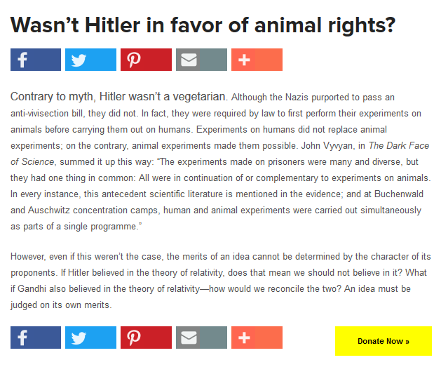 Vad jag lärde mig om etik när jag läste PETA FAQ kl. 03.00