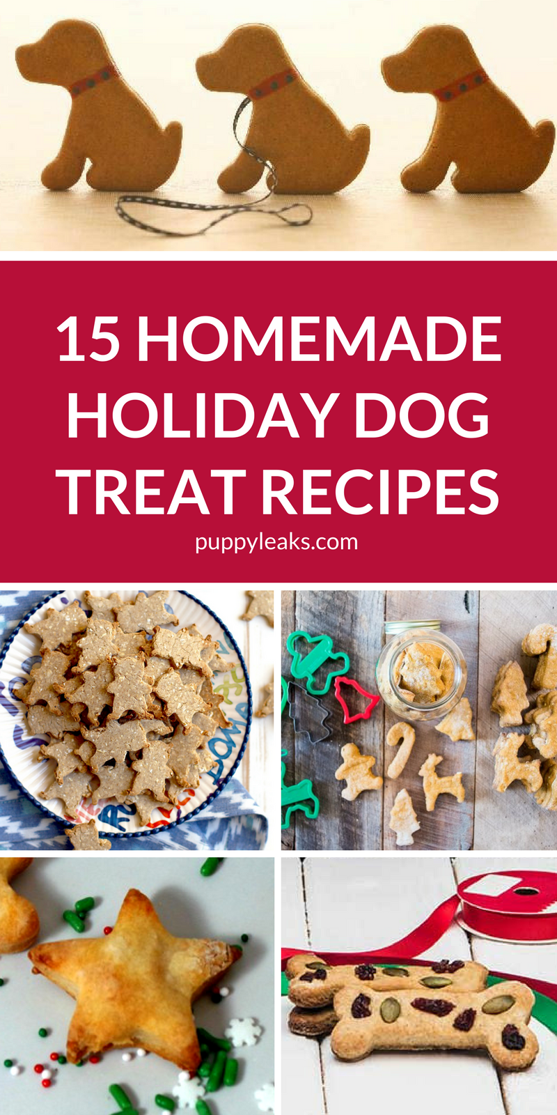 15 zelfgemaakte recepten voor hondensnoepjes voor de feestdagen