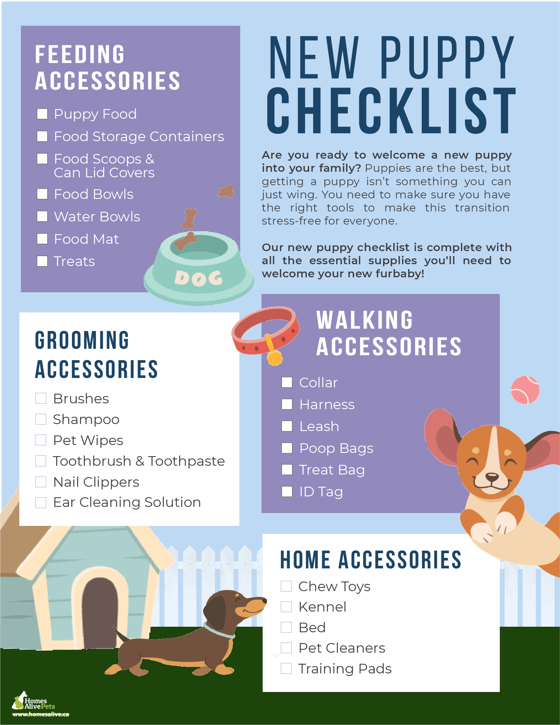 Checklist voor nieuwe puppy s 2022:alles wat je nodig hebt voor je nieuwe puppy
