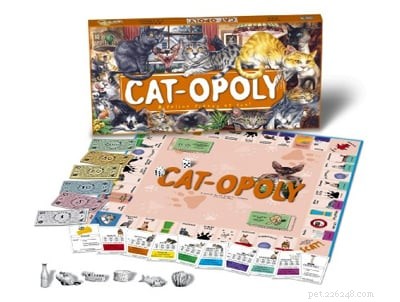 Jogo de tabuleiro Cat-Opoly – um brinquedo de gato interativo para toda a família!