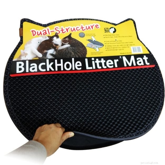 Tapis de litière pour chat Moonshuttle Blackhole