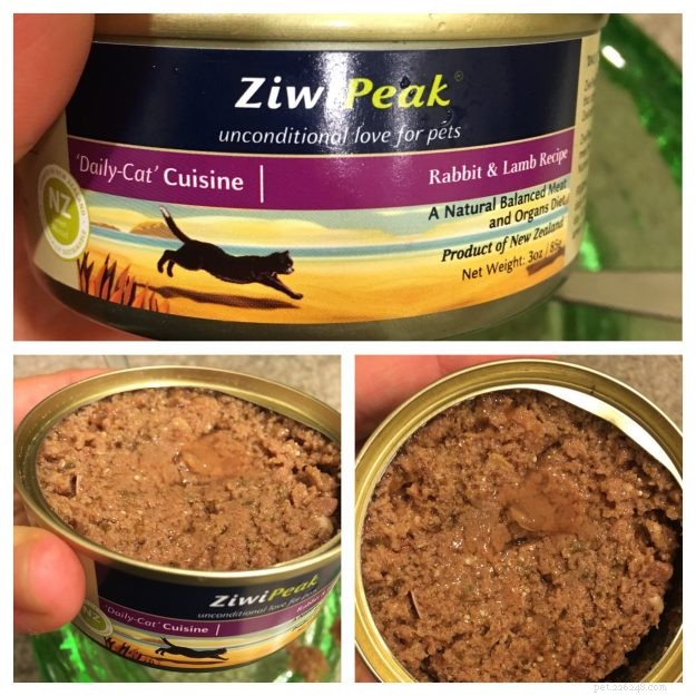 Comida de gato enlatada ZiwiPeak:comida de gato proveniente de um país livre de doenças