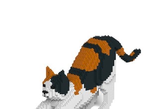 Скульптуры кошек из конструктора Lego