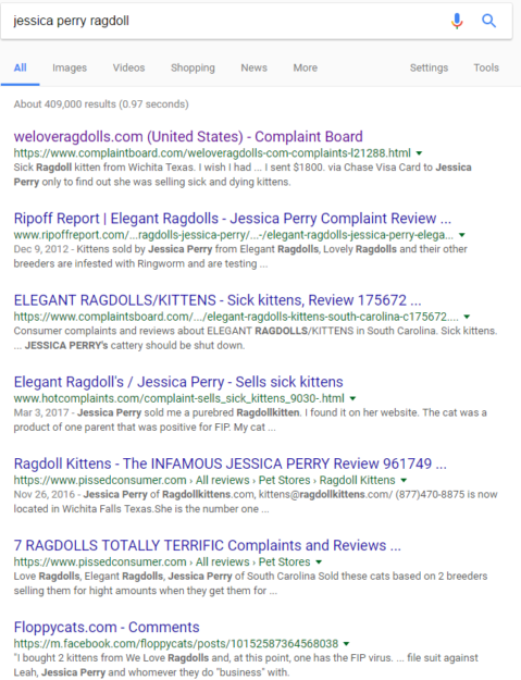 Soudní proces proti Jessice Perry a Leah Keeran z „We Love Ragdolls“