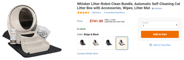 Ušetřete 75 $ na výprodeji tohoto Litter Robot 3 – využijte tuto nabídku balíčku!