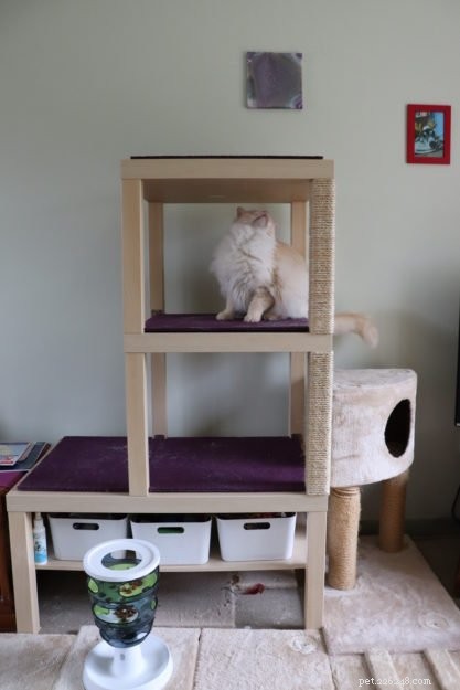 Ikea Furniture Hack:DIY Cat Tree IKEA