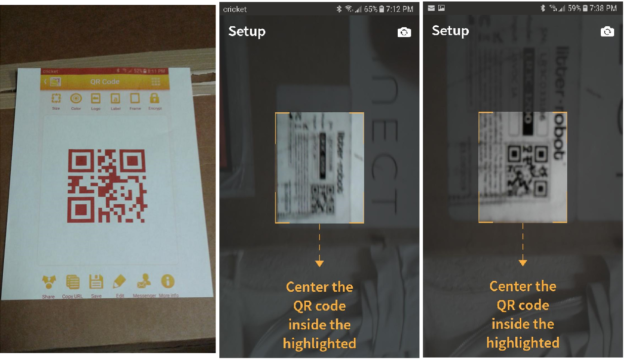 Приложение Litter-Robot III Connect:настройка телефона Galaxy Android