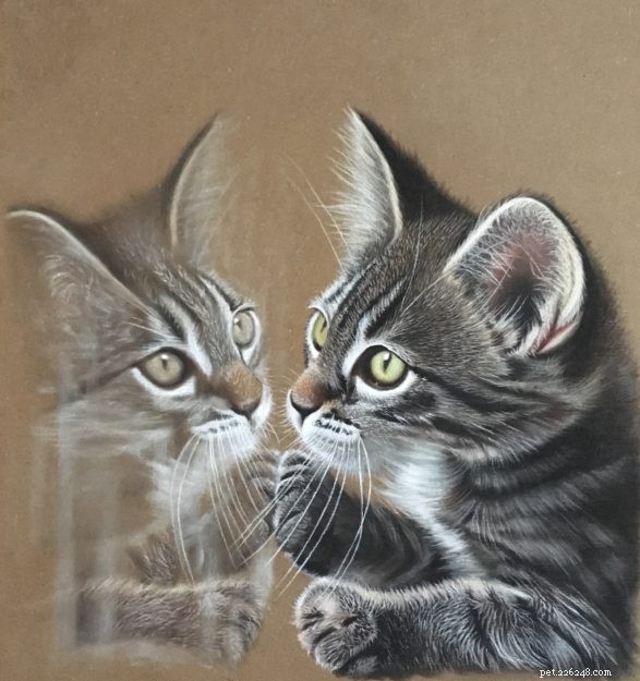 Disegni e dipinti di gatti realistici:un intervista con Ivan Hoo