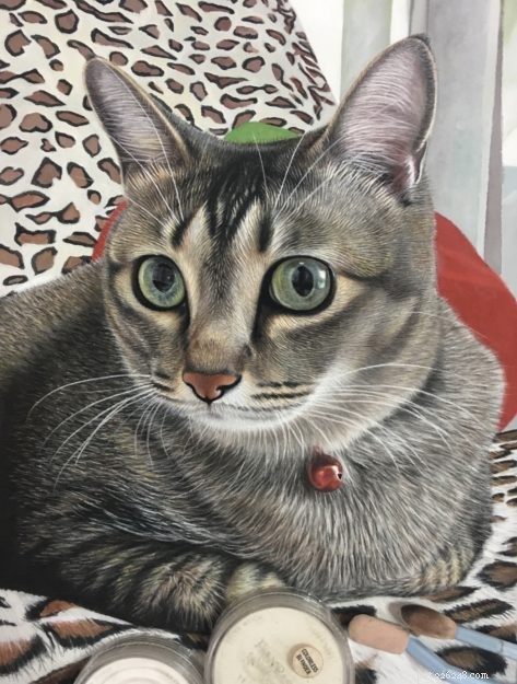 Desenhos e pinturas realistas de gatos:uma entrevista com Ivan Hoo