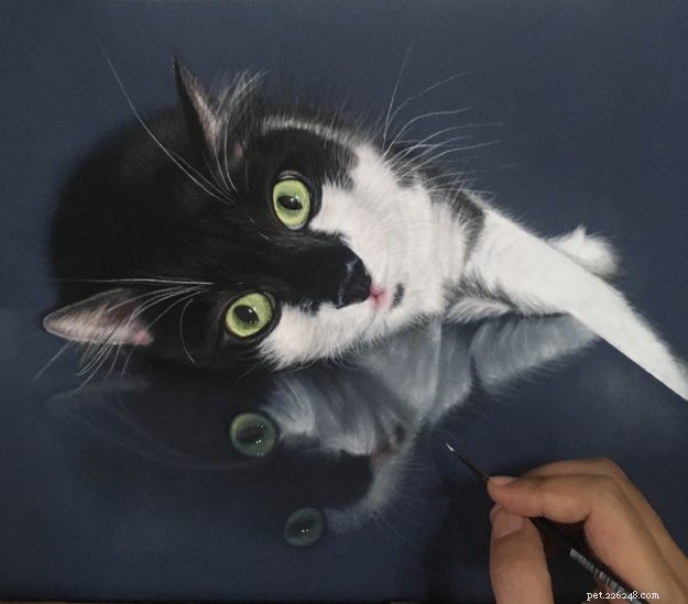 Realistische kattentekeningen en schilderijen:een interview met Ivan Hoo