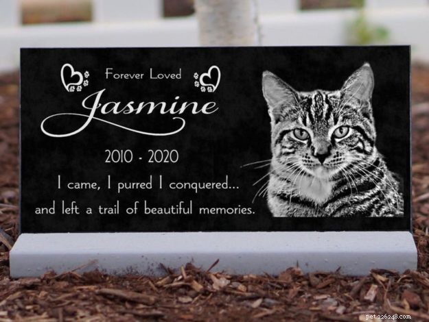 猫の喪失を嘆きながら助けるための7つの猫の記念品のアイデア 