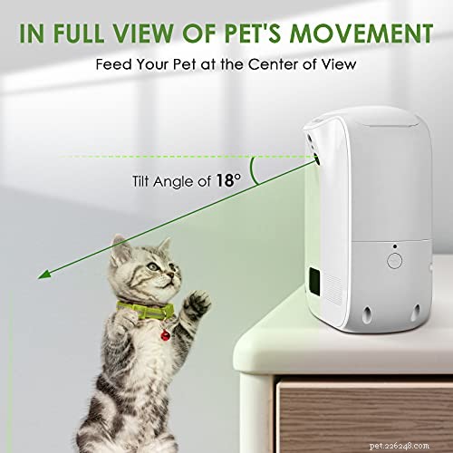 Remote Treat-dispenser voor katten: