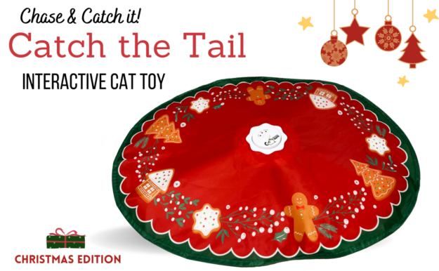 Leden 2022 Giveaway:Catch the Tail Cat Toy (vánoční edice)