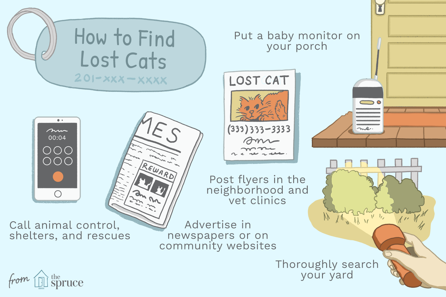 迷子になった猫を見つける10の方法 