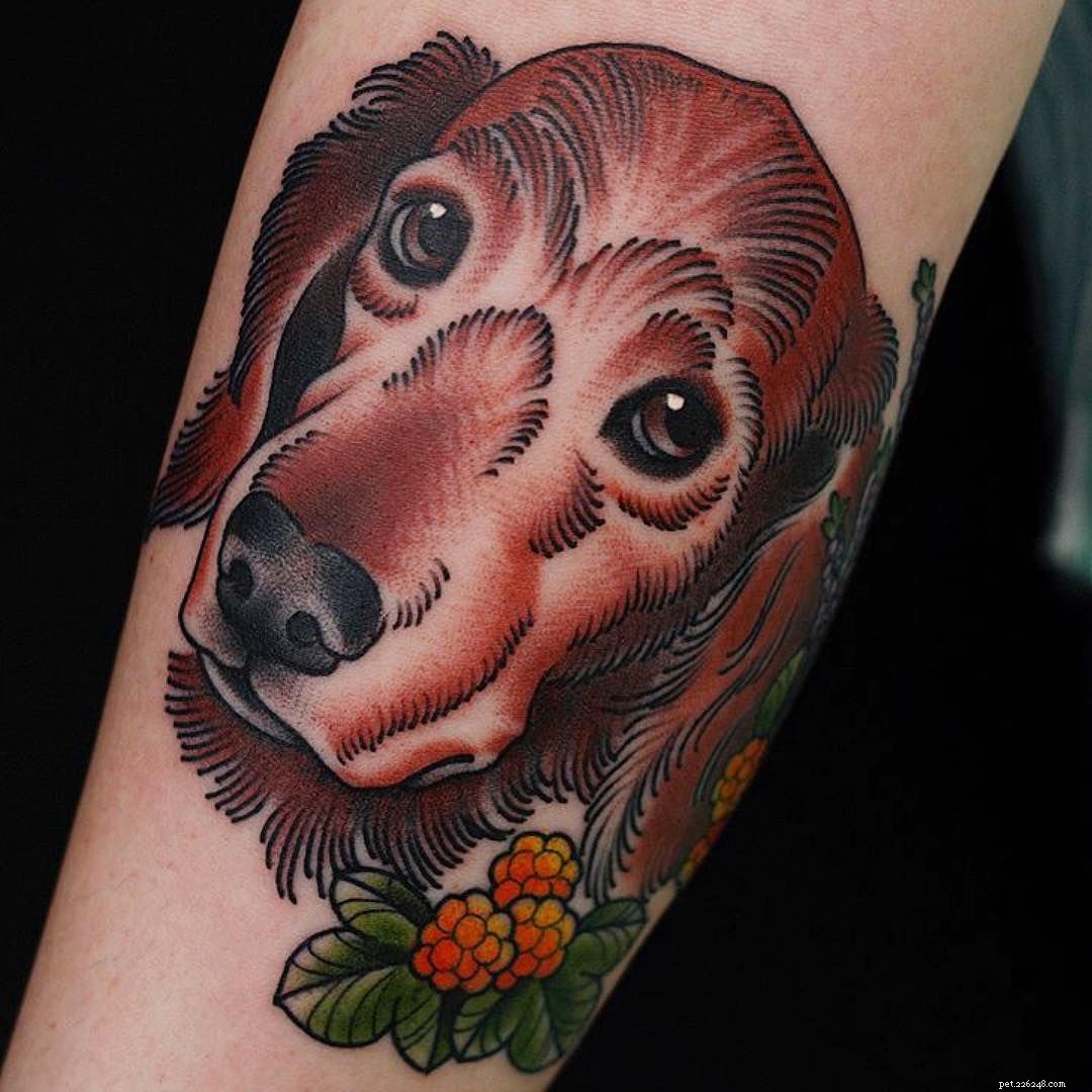 Удивительные татуировки для родителей домашних животных