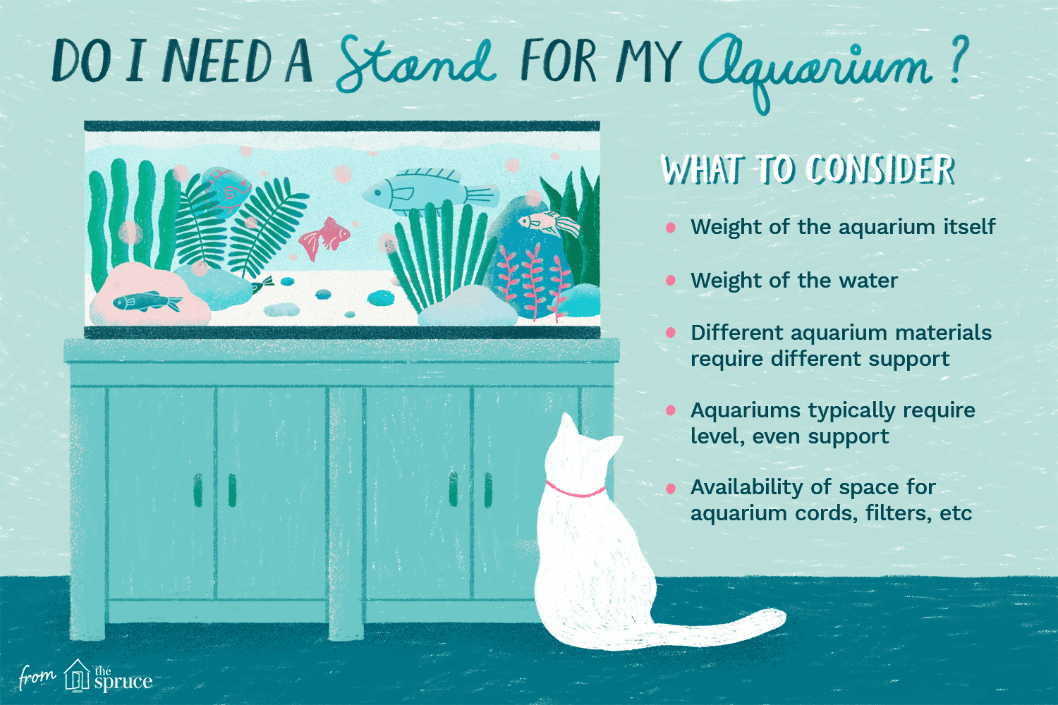 Wat kan ik gebruiken voor een aquariumstandaard?