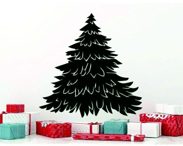 クリスマスツリーと装飾品の代替品で登りを抑える 