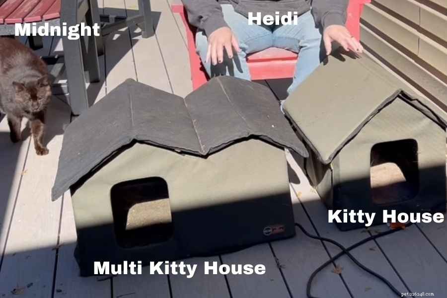 Revisão da casa de gato externa aquecida K&H
