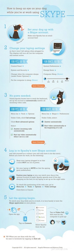 Come monitorare i tuoi animali domestici mentre sei lontano da casa (infografica)
