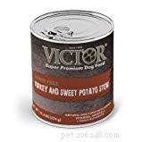 22 recettes de nourriture pour chiens Victor comparées