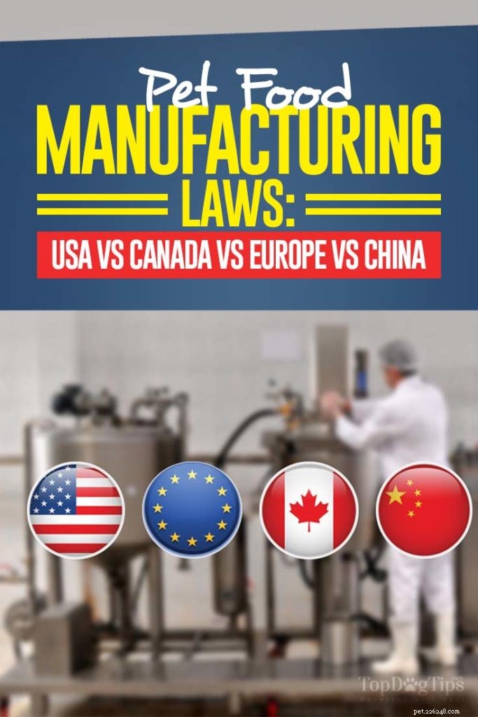 애완동물 식품 제조 규정:미국 대 캐나다 대 유럽 대 중국